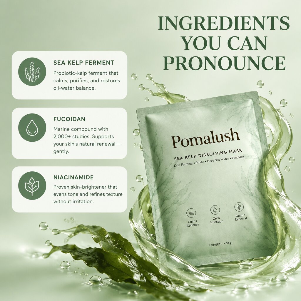 Pomalush Sea Kelp Mask