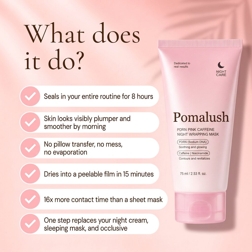 Pomalush PDRN Night Mask