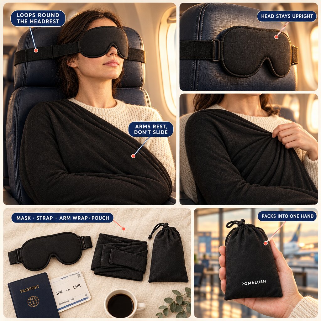 Pomalush 3-in-1 Travel Sleep Set